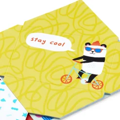 Animal Fun Fold-a-Note Assorted Mini Notes With Stickers Book