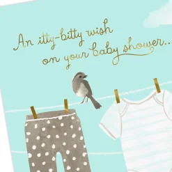 An Itty-Bitty Wish Baby Shower Card