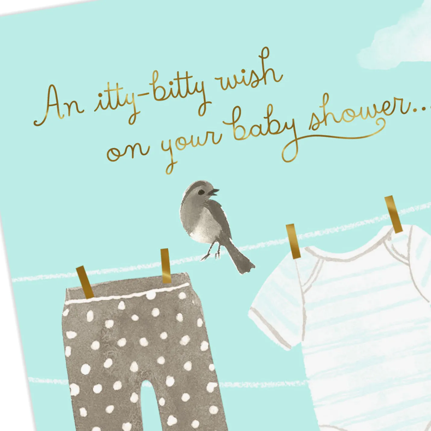 An Itty-Bitty Wish Baby Shower Card