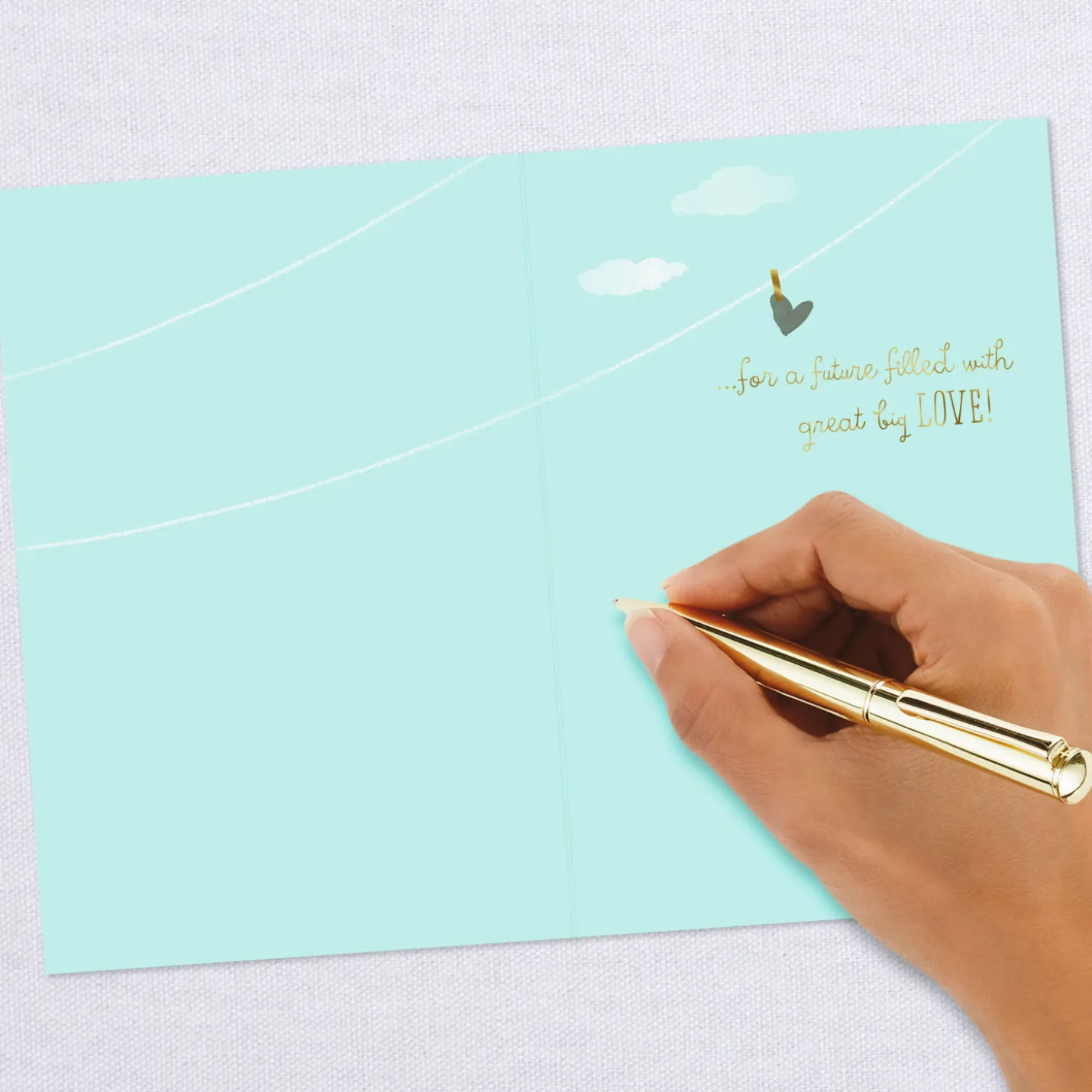 An Itty-Bitty Wish Baby Shower Card
