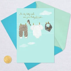 An Itty-Bitty Wish Baby Shower Card