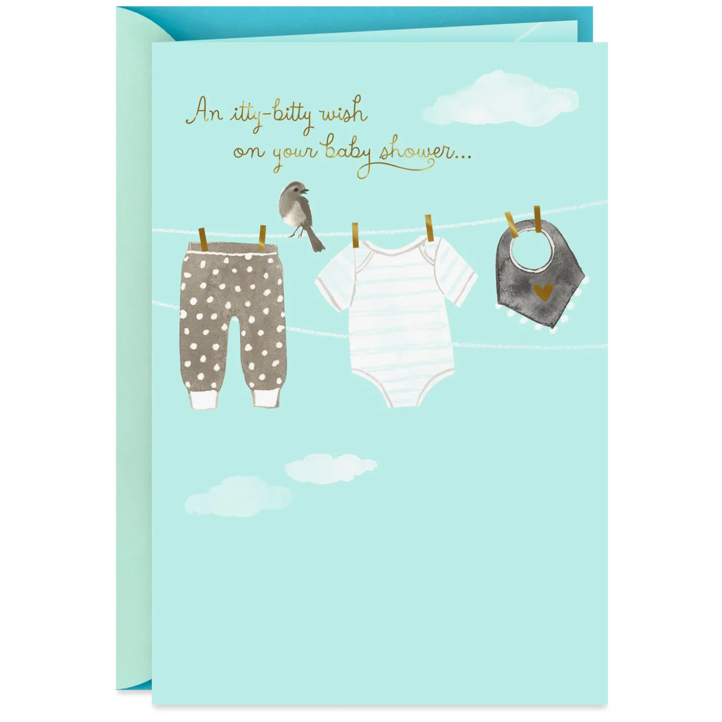 An Itty-Bitty Wish Baby Shower Card