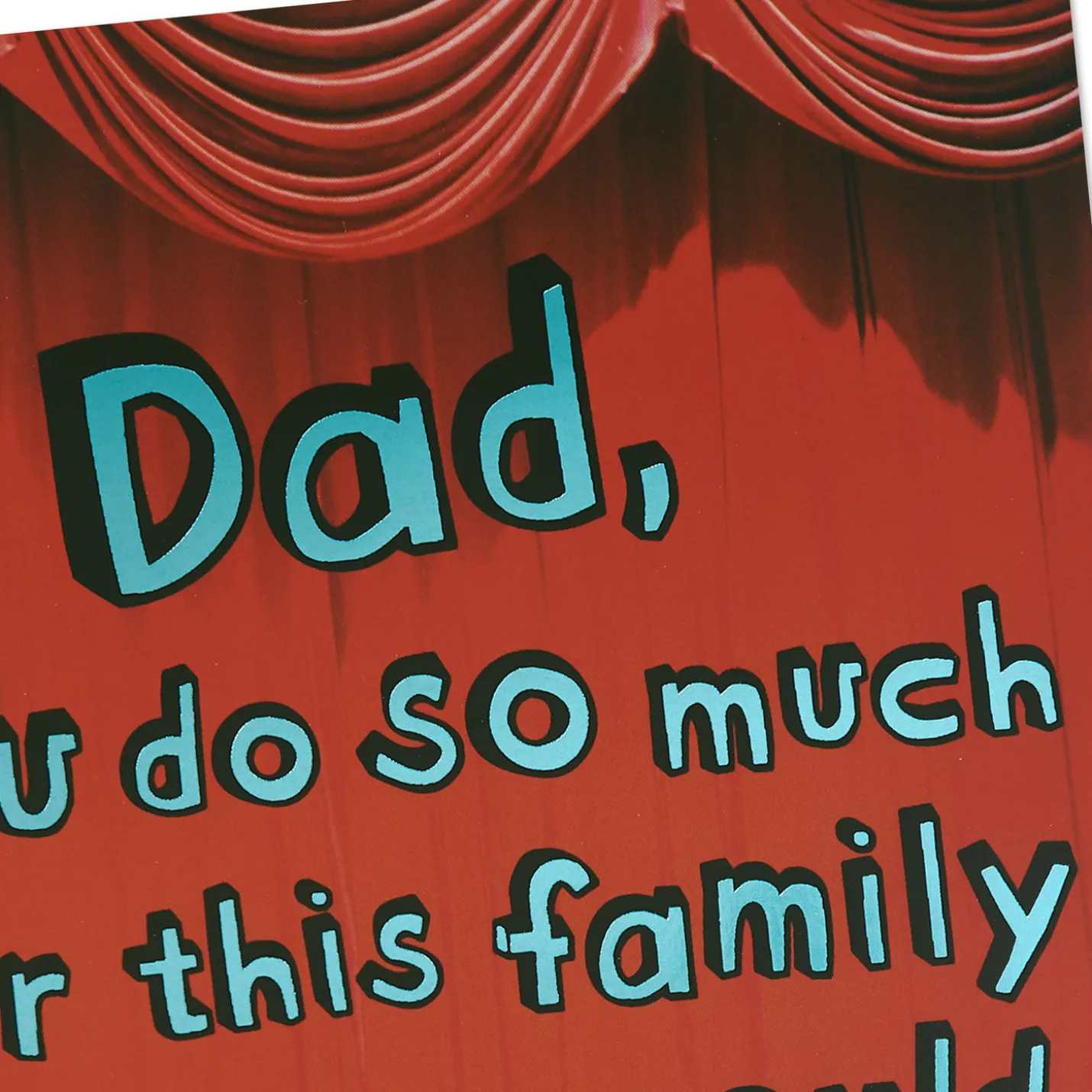 An Ode to Dad Funny Musical Birthday Card