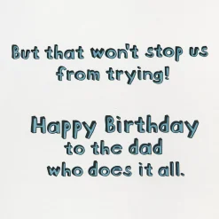 An Ode to Dad Funny Musical Birthday Card