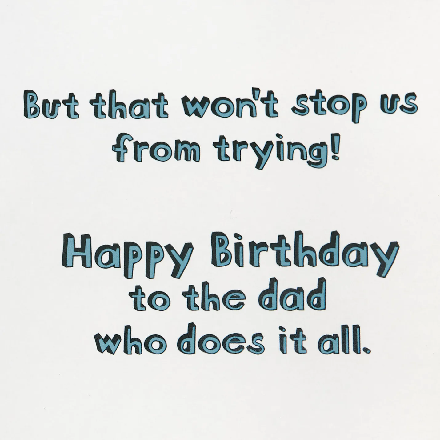 An Ode to Dad Funny Musical Birthday Card