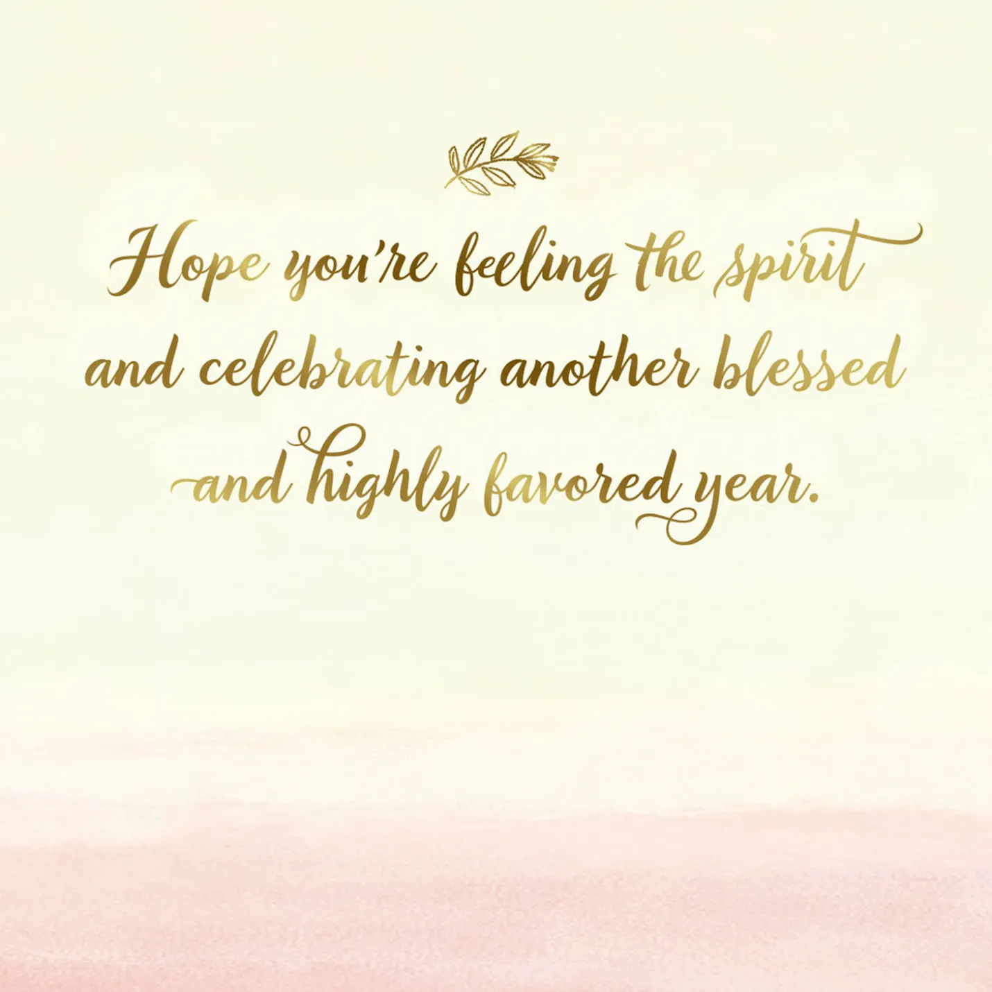 Another Blessed and Highly Favored Year Birthday Card