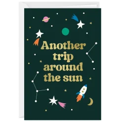 Another Trip Around the Sun Custom Birthday Card