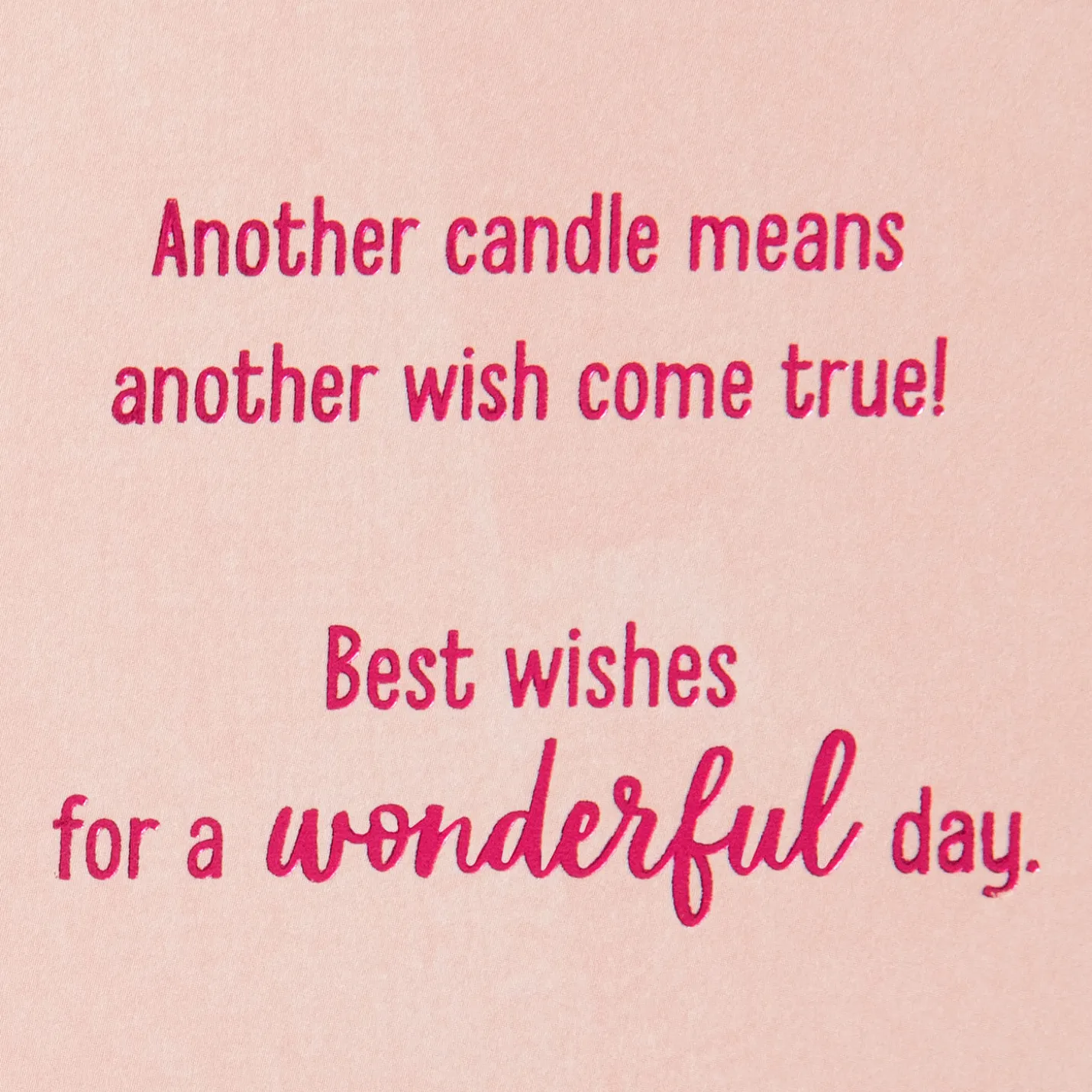 Another Wish Come True Birthday Card