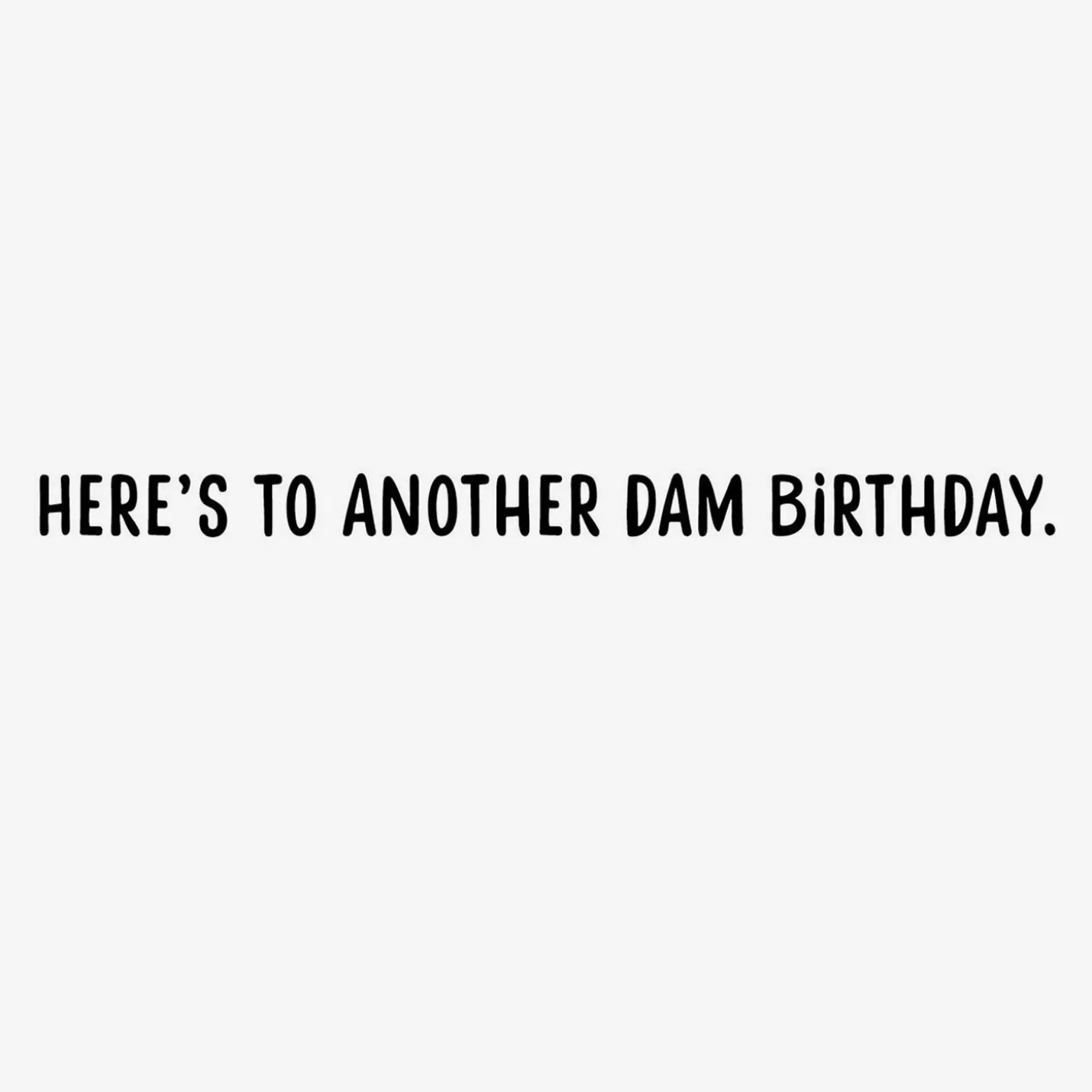 Another Dam Birthday Funny Birthday Card