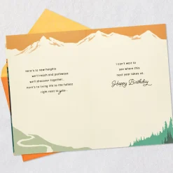 Another Year of Adventures Romantic Birthday Card