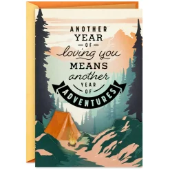 Another Year of Adventures Romantic Birthday Card