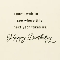 Another Year of Adventures Romantic Birthday Card