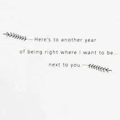 Another Year of Being Next to You Anniversary Card