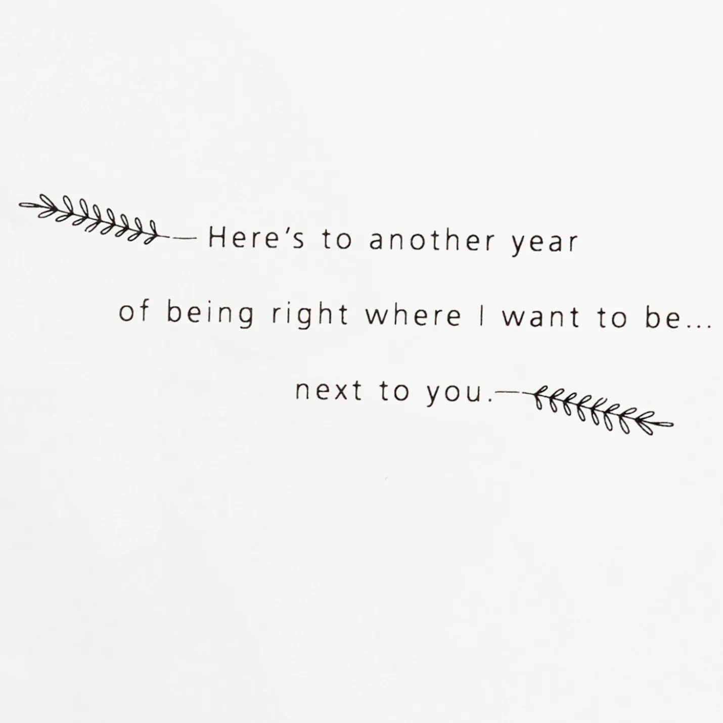 Another Year of Being Next to You Anniversary Card