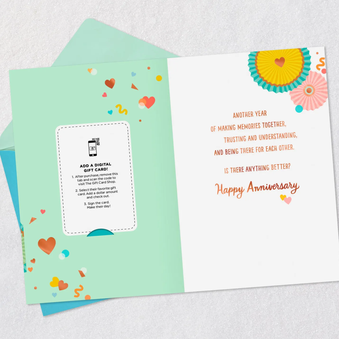 Another Year of Love Gift Card Greeting Anniversary Card