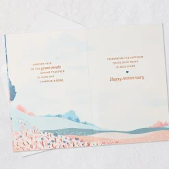 Another Year of Two Great People in Love Anniversary Card for Couple