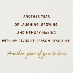 Another Year of You to Love Birthday Card for Husband
