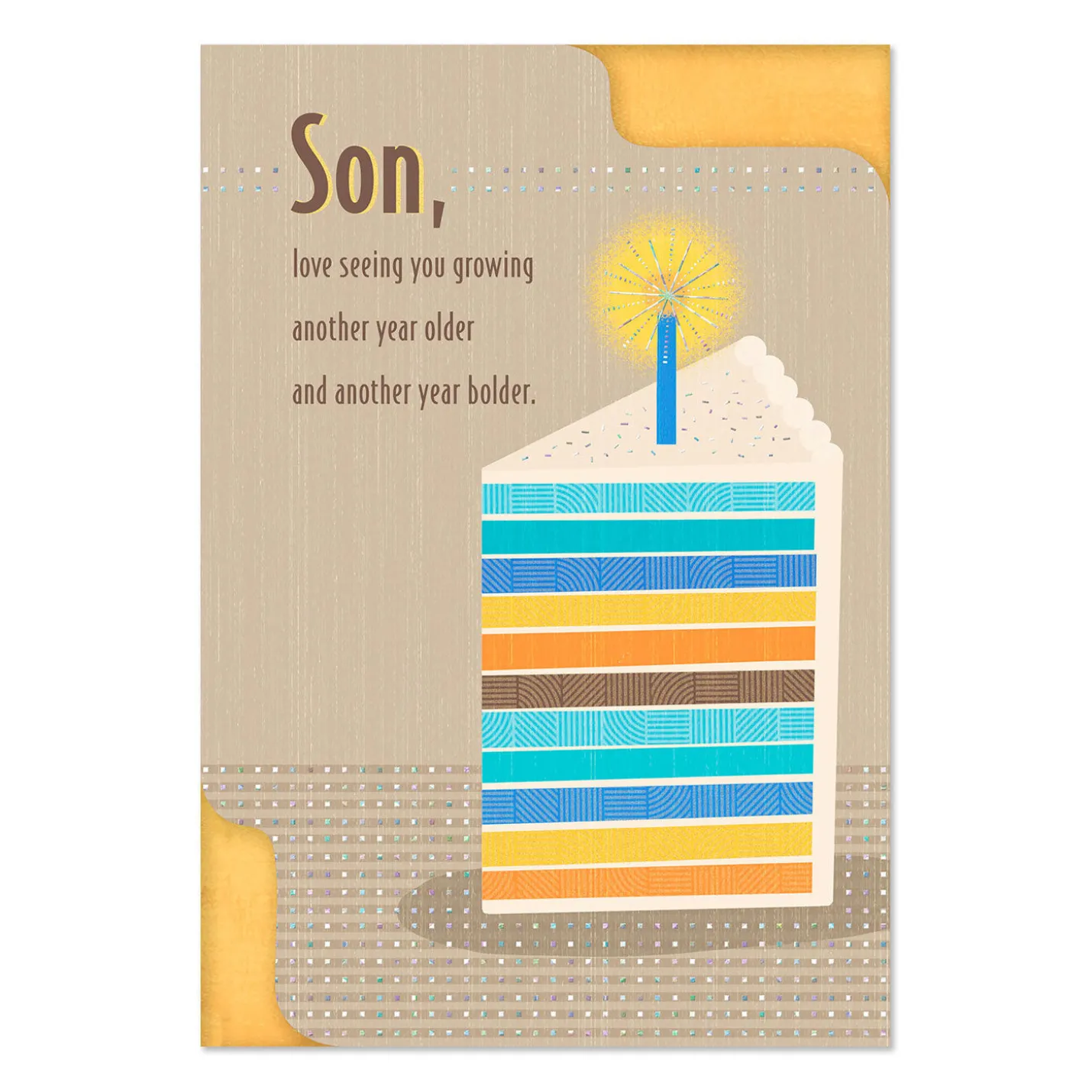 Another Year Older and Bolder Birthday Card for Son