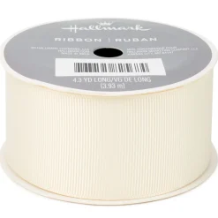 1.5" Antique White Grosgrain Ribbon, 12.9'