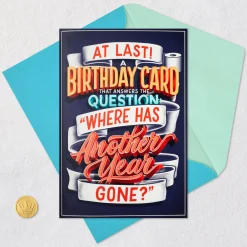 Any Other Questions Funny Pop-Up Birthday Card With Sound
