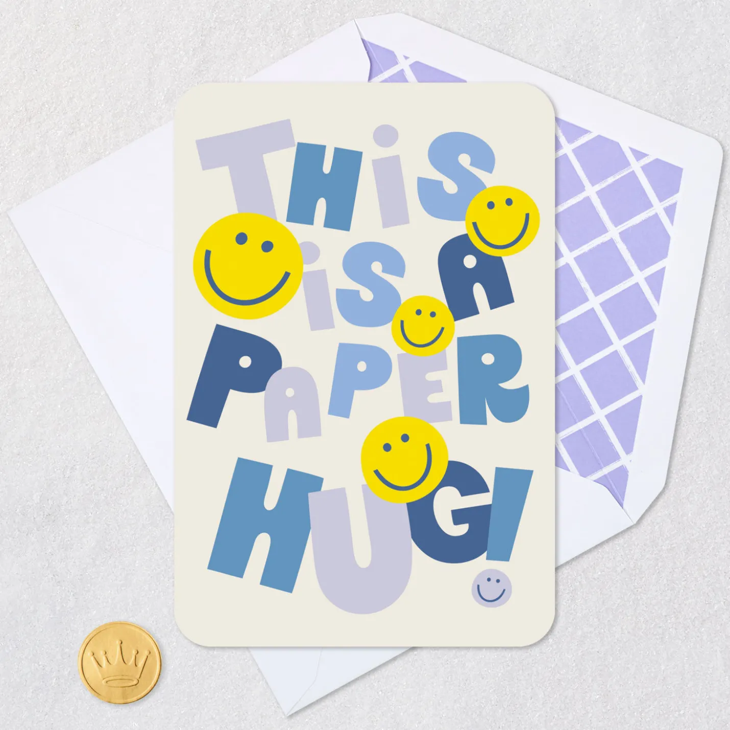 A Paper Hug for You Encouragement Card