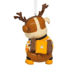 A Paw Patrol™ Christmas Holiday Rubble Hallmark Ornament