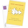 A Perfect Match Custom Anniversary Card
