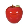 Apple-Shaped Lidded Trinket Dish