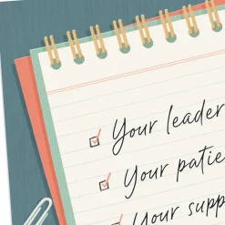 Appreciate Your Leadership, Patience and Support Boss's Day Card