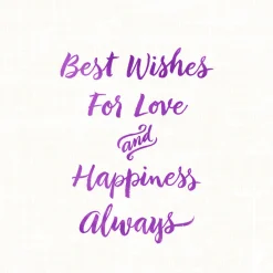 A Prayer for Love and Happiness Always Religious Wedding Card