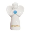 Aquamarine Angel of Courage Mini Figurine, 2"
