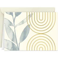 Arches and Eucalyptus Blank Notes, Pack of 10
