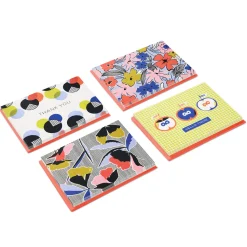 Archival Prints Assorted Blank Notes in Designed Box, Pack of 24