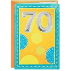 A Remarkable Life 70th Birthday Card
