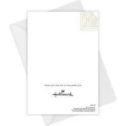 Art Deco Gold Oval Frame Custom Card