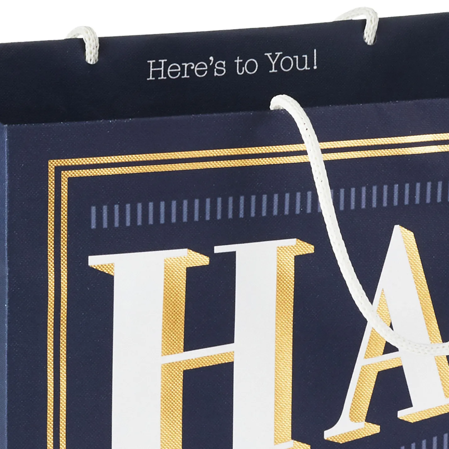 13" Art Deco Lettering Large Birthday Gift Bag