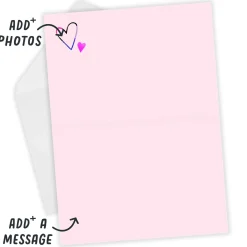 Artistic Hearts Photo Collage Custom Love Card