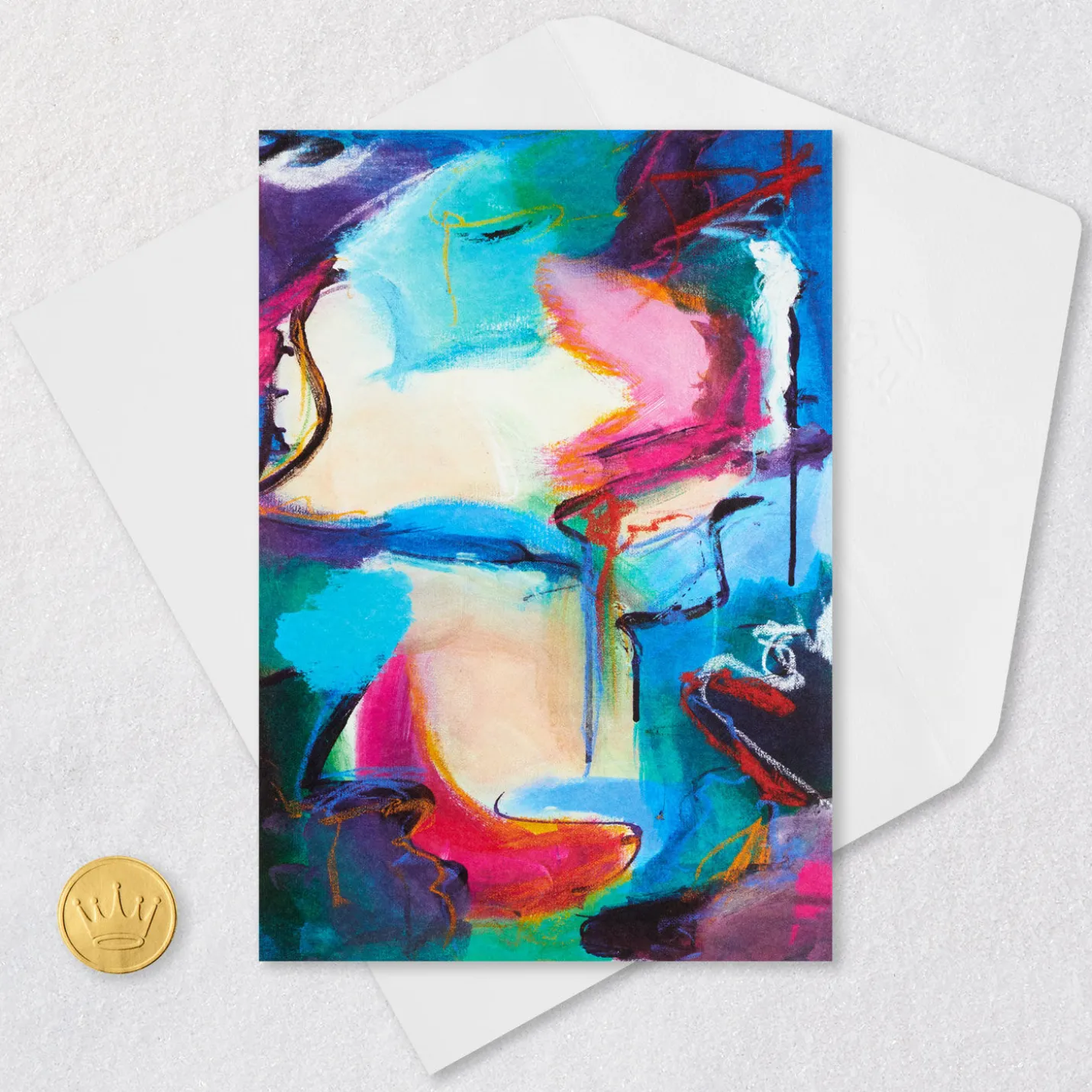 ArtLifting Abstract Painting Blank Card