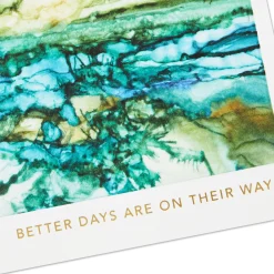 ArtLifting Better Days Are on Their Way Encouragement Card