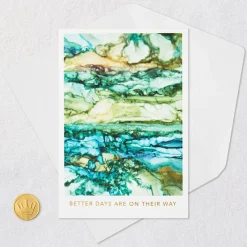ArtLifting Better Days Are on Their Way Encouragement Card
