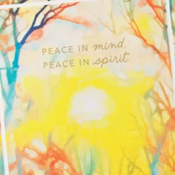 ArtLifting Peace in Mind and Spirit Encouragement Card
