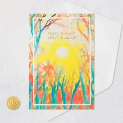 ArtLifting Peace in Mind and Spirit Encouragement Card