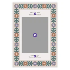 Arts and Crafts Floral Flat Wedding Save the Date