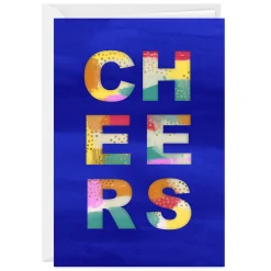 Artsy Cheers Custom Celebration Card