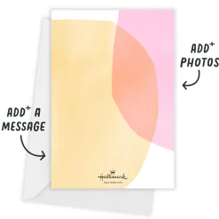 Artsy Color Collage Flat Birthday Invitation
