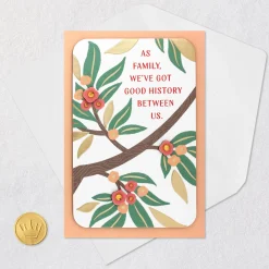 As Family, We've Got Good History Birthday Card for Her