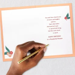 As Family, We've Got Good History Birthday Card for Her