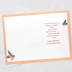 As Family, We've Got Good History Birthday Card for Her