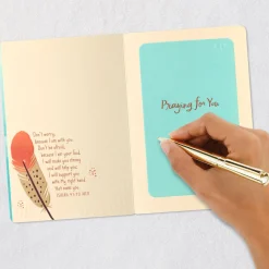 Asking God to Hold On Extra Tight Religious Thinking of You Card