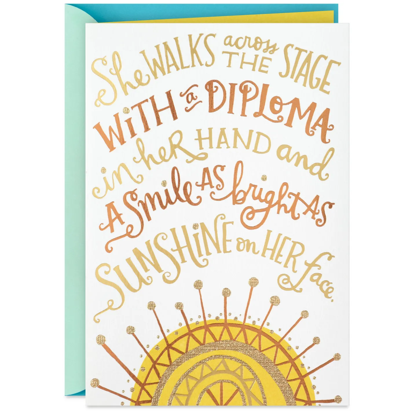 A Source of Joy and Pride Graduation Card for Her